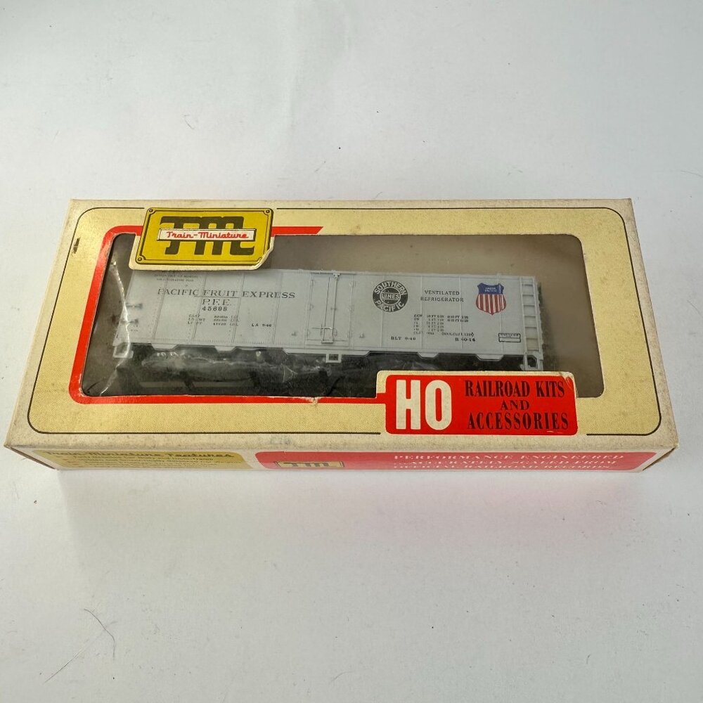 Tml Ho Scale 40 Ton A R A Steel Reefer Pacific Fruit Express Railroad Car Kit